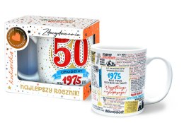 Kubek premium Urodziny 50 (cyfry, roczniki) Q 1024