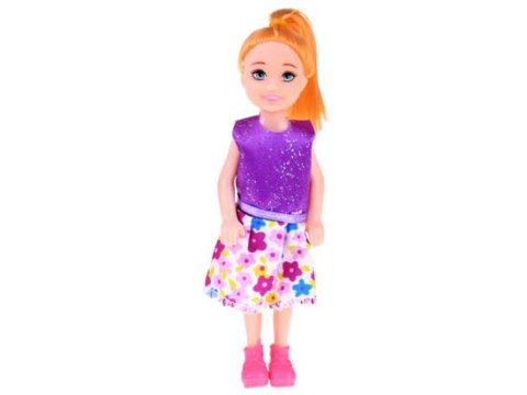 Laleczka mini 13cm lalka w sukience do domku ZA4628 Laleczka mini 13cm lalka w sukience do domku ZA4628