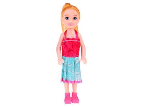 Laleczka mini 13cm lalka w sukience do domku ZA4628 Laleczka mini 13cm lalka w sukience do domku ZA4628