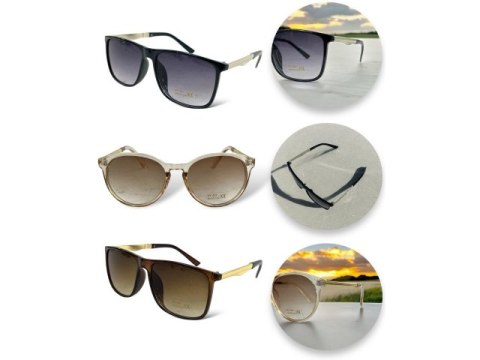Okulary przeciwsłoneczne damskie + filtr UV 750922 Okulary przeciwsłoneczne damskie + filtr UV 750922