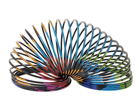 Sprężyna tęczowa metaliczna 7,5 x 6,5cm Sprężyna tęczowa metaliczna 7,5 x 6,5cm