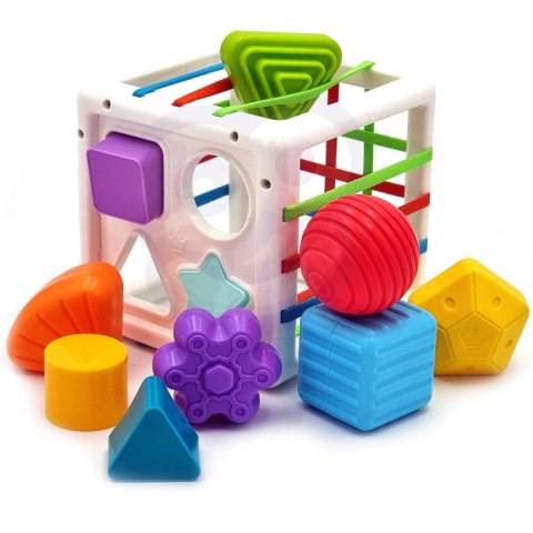 WOOPIE BABY Elastyczna Kostka Sensoryczna Sorter dla Dzieci Kolorowe Kształty 11 el. WOOPIE BABY Elastyczna Kostka Sensoryczna Sorter dla Dzieci Kolorowe Kształty 11 el.