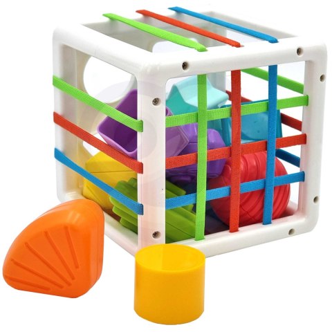 WOOPIE BABY Elastyczna Kostka Sensoryczna Sorter dla Dzieci Kolorowe Kształty 11 el. WOOPIE BABY Elastyczna Kostka Sensoryczna Sorter dla Dzieci Kolorowe Kształty 11 el.