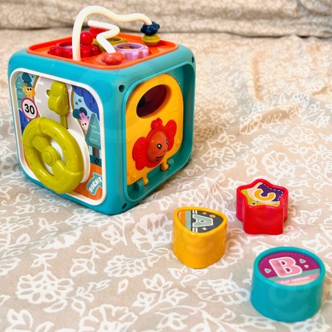 WOOPIE BABY Interaktywna Kostka Sensoryczna Edukacyjna Montessori Sorter 6w1 WOOPIE BABY Interaktywna Kostka Sensoryczna Edukacyjna Montessori Sorter 6w1