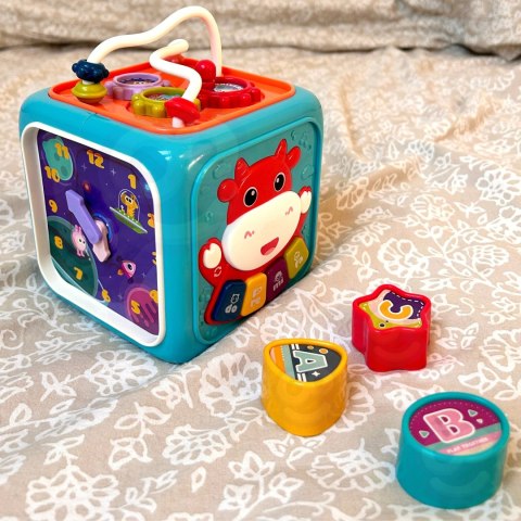 WOOPIE BABY Interaktywna Kostka Sensoryczna Edukacyjna Montessori Sorter 6w1 WOOPIE BABY Interaktywna Kostka Sensoryczna Edukacyjna Montessori Sorter 6w1