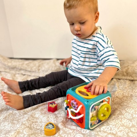 WOOPIE BABY Interaktywna Kostka Sensoryczna Edukacyjna Montessori Sorter 6w1 WOOPIE BABY Interaktywna Kostka Sensoryczna Edukacyjna Montessori Sorter 6w1