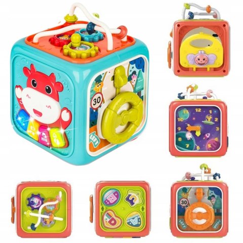 WOOPIE BABY Interaktywna Kostka Sensoryczna Edukacyjna Montessori Sorter 6w1 WOOPIE BABY Interaktywna Kostka Sensoryczna Edukacyjna Montessori Sorter 6w1