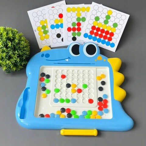 WOOPIE Tablica Magnetyczna dla Dzieci Montessori MagPad Dinozaur WOOPIE Tablica Magnetyczna dla Dzieci Montessori MagPad Dinozaur