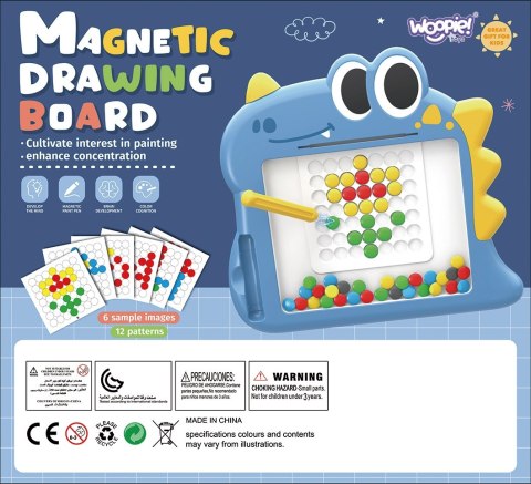 WOOPIE Tablica Magnetyczna dla Dzieci Montessori MagPad Dinozaur WOOPIE Tablica Magnetyczna dla Dzieci Montessori MagPad Dinozaur