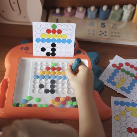 WOOPIE Tablica Magnetyczna dla Dzieci Montessori MagPad Dinozaur WOOPIE Tablica Magnetyczna dla Dzieci Montessori MagPad Dinozaur