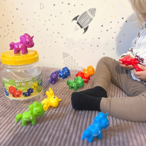 WOOPIE Zestaw Nauka Liczb Kolorów Montessori Figurki Jednorożce do Składania "Dopasuj Cyferki" 13 el. WOOPIE Zestaw Nauka Liczb Kolorów Montessori Figurki Jednorożce do Składania "Dopasuj Cyferki" 13 el.