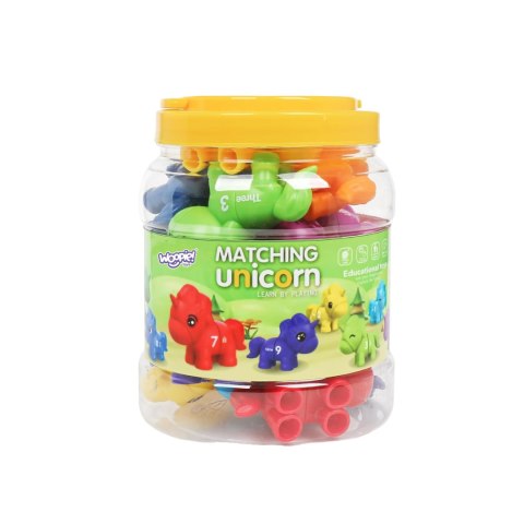 WOOPIE Zestaw Nauka Liczb Kolorów Montessori Figurki Jednorożce do Składania "Dopasuj Cyferki" 13 el. WOOPIE Zestaw Nauka Liczb Kolorów Montessori Figurki Jednorożce do Składania "Dopasuj Cyferki" 13 el.