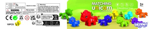 WOOPIE Zestaw Nauka Liczb Kolorów Montessori Figurki Jednorożce do Składania "Dopasuj Cyferki" 13 el. WOOPIE Zestaw Nauka Liczb Kolorów Montessori Figurki Jednorożce do Składania "Dopasuj Cyferki" 13 el.