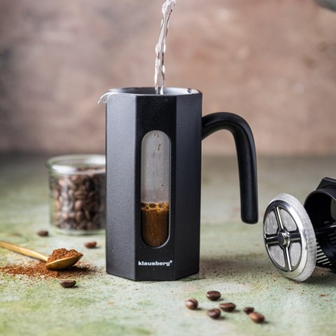 ZAPARZACZ DO KAWY/HERBATY 0,35L FRENCH PRESS KLAUSBERG KB-7676 ZAPARZACZ DO KAWY/HERBATY 0,35L FRENCH PRESS KLAUSBERG KB-7676
