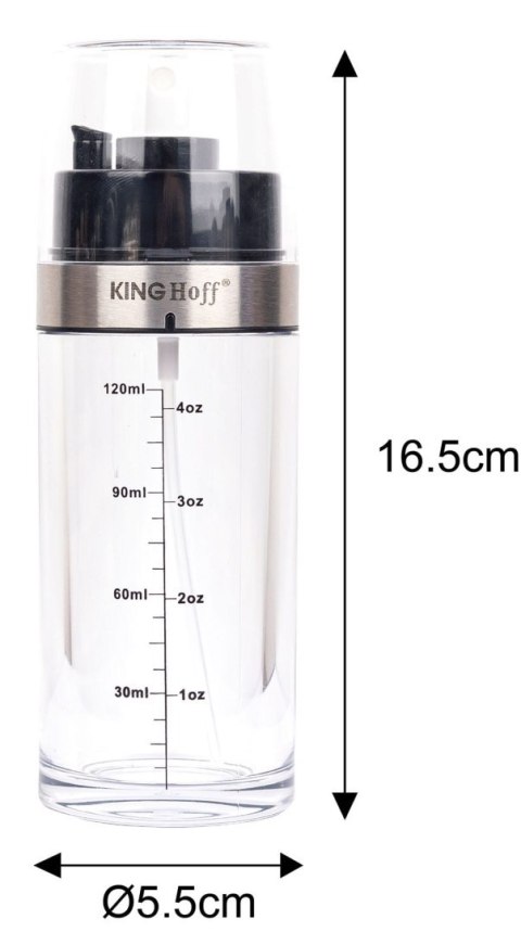 ATOMIZER SPRYSKIWACZ DO OLEJU OLIWY OCTU 2W1 150ML KINGHOFF KH-1894 ATOMIZER SPRYSKIWACZ DO OLEJU OLIWY OCTU 2W1 150ML KINGHOFF KH-1894