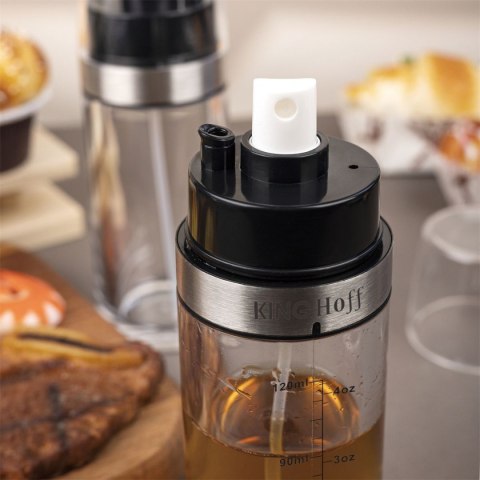 ATOMIZER SPRYSKIWACZ DO OLEJU OLIWY OCTU 2W1 150ML KINGHOFF KH-1894 ATOMIZER SPRYSKIWACZ DO OLEJU OLIWY OCTU 2W1 150ML KINGHOFF KH-1894