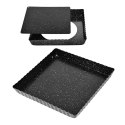 BLACHA FORMA DO PIECZENIA 20X20X2,5CM Z WYJMOWANYM DNEM POWŁOKA NIEPRZYWIERALNA BRUNBESTE BB-3652