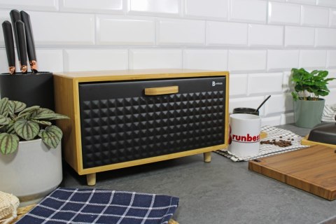 CHLEBAK BAMBUSOWY POJEMNIK NA PIECZYWO BRUNBESTE BB-4250 CZARNY CHLEBAK BAMBUSOWY POJEMNIK NA PIECZYWO BRUNBESTE BB-4250 CZARNY