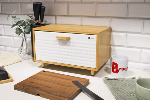 CHLEBAK BAMBUSOWY POJEMNIK NA PIECZYWO BRUNBESTE BB-4251 BIAŁY CHLEBAK BAMBUSOWY POJEMNIK NA PIECZYWO BRUNBESTE BB-4251 BIAŁY