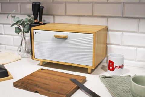 CHLEBAK BAMBUSOWY POJEMNIK NA PIECZYWO BRUNBESTE BB-4253 BIAŁY CHLEBAK BAMBUSOWY POJEMNIK NA PIECZYWO BRUNBESTE BB-4253 BIAŁY