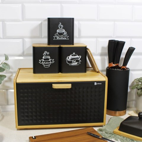 CHLEBAK BAMBUSOWY POJEMNIK NA PIECZYWO BRUNBESTE BB-4256 CZARNY CHLEBAK BAMBUSOWY POJEMNIK NA PIECZYWO BRUNBESTE BB-4256 CZARNY