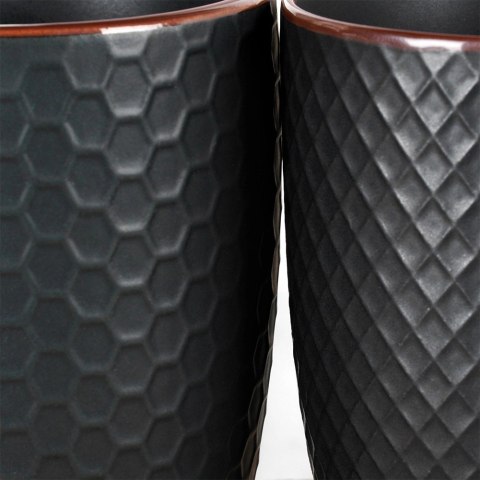 Ceramiczne Kubki do Kawy Herbaty Ceramiczne Dekoracyjne VILDE 400 ml 4 szt. Ceramiczne Kubki do Kawy Herbaty Ceramiczne Dekoracyjne VILDE 400 ml 4 szt.