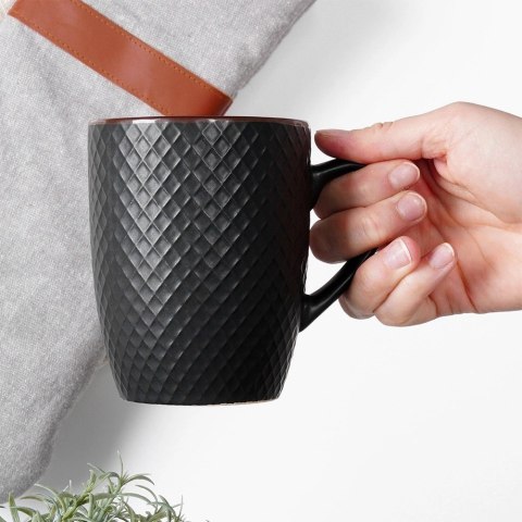 Ceramiczne Kubki do Kawy Herbaty Ceramiczne Dekoracyjne VILDE 400 ml 4 szt. Ceramiczne Kubki do Kawy Herbaty Ceramiczne Dekoracyjne VILDE 400 ml 4 szt.