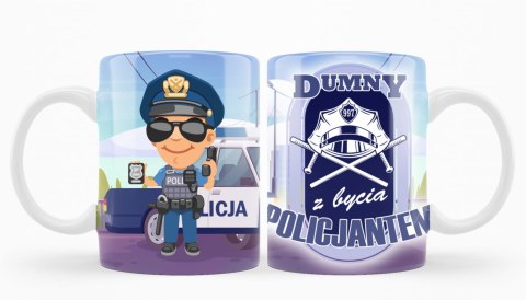 Kubek - Dumny z bycia policjantem K177 Kubek - Dumny z bycia policjantem K177