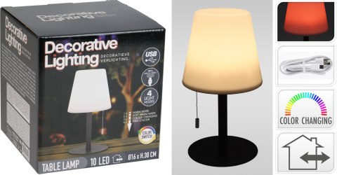 LAMPA ZMIENIAJĄCA KOLOR MATOWA CZARNY LAMPA ZMIENIAJĄCA KOLOR MATOWA CZARNY