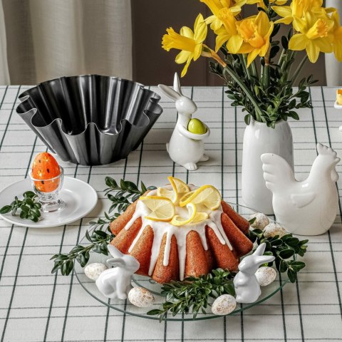 Patera szklana okrągła obrotowa 30cm TAMARA Patera szklana okrągła obrotowa 30cm TAMARA