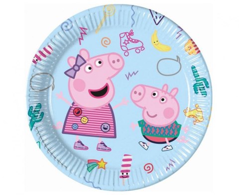 Talerzyki papierowe Peppa 23 cm, 8 szt. Talerzyki papierowe Peppa 23 cm, 8 szt.