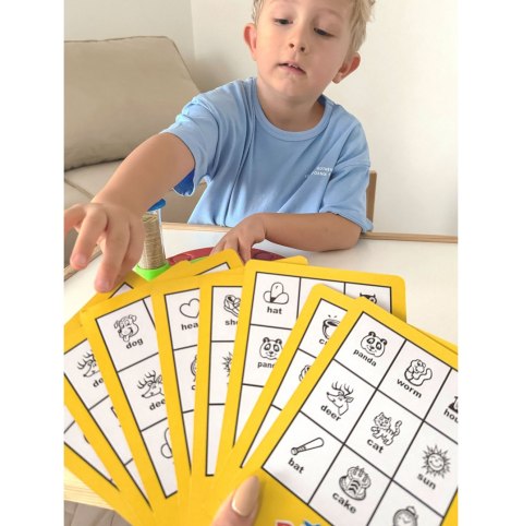 WOOPIE Bingo Gra Dopasuj Żetony Planszowa Rodzinna WOOPIE Bingo Gra Dopasuj Żetony Planszowa Rodzinna