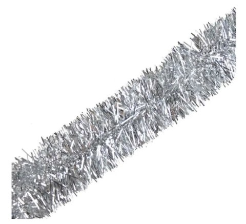 Girlanda łańcuch choinkowy 10szt. SREBRNY fi-25 6m Girlanda łańcuch choinkowy 10szt. SREBRNY fi-25 6m