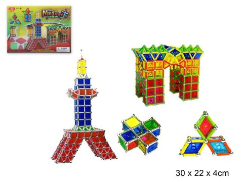 Klocki magnetyczne 108el. | 030925 Klocki magnetyczne 108el. | 030925