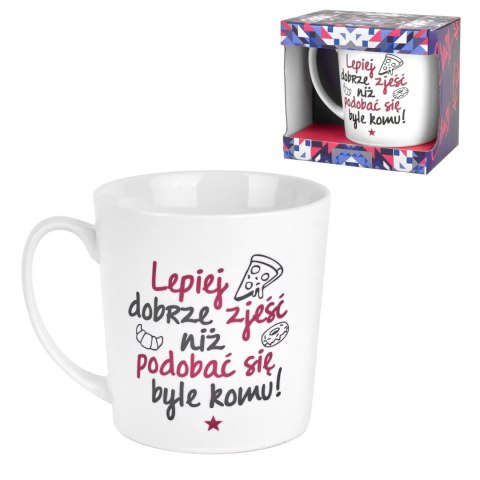 Kubek CRAZY GIRL NBC lepiej dobrze zjeść... 480ml Kubek CRAZY GIRL NBC lepiej dobrze zjeść... 480ml