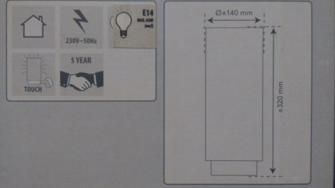 Lampa dotykowa KIRA Lampa dotykowa KIRA