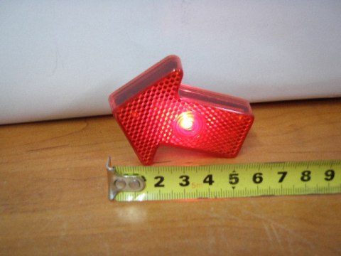 Odblask/lampka 3szt. świecąco-mrugająca na klips | V6463-05 Odblask/lampka 3szt. świecąco-mrugająca na klips | V6463-05