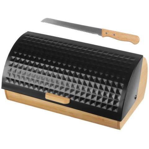 CHLEBAK DREWNIANY Z POKRYWĄ METALOWĄ + NÓŻ BRUNBESTE BB-2773 CHLEBAK DREWNIANY Z POKRYWĄ METALOWĄ + NÓŻ BRUNBESTE BB-2773