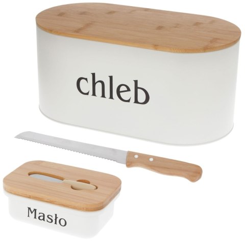 CHLEBAK STALOWO-BAMBUSOWY + MASELNICZKA ZESTAW BRUNBESTE BB-2775 CHLEBAK STALOWO-BAMBUSOWY + MASELNICZKA ZESTAW BRUNBESTE BB-2775