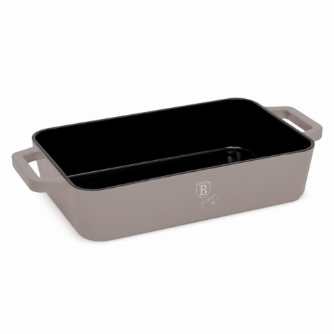 EMALIOWANA BRYTFANNA ŻELIWNA 30X20X7CM 3.0L BERLINGER HAUS STRONG MOLD TAUPE BH-6526 EMALIOWANA BRYTFANNA ŻELIWNA 30X20X7CM 3.0L BERLINGER HAUS STRONG MOLD TAUPE BH-6526