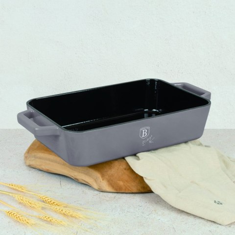 EMALIOWANA BRYTFANNA ŻELIWNA 30X20X7CM 3.0L BERLINGER HAUS STRONG MOLD TAUPE BH-6526 EMALIOWANA BRYTFANNA ŻELIWNA 30X20X7CM 3.0L BERLINGER HAUS STRONG MOLD TAUPE BH-6526