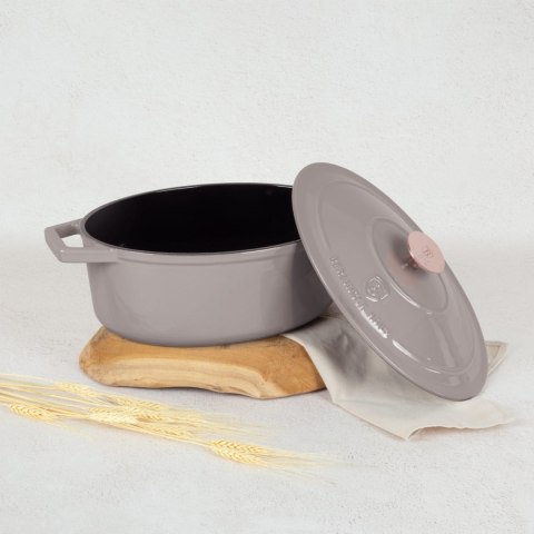 EMALIOWANA BRYTFANNA ŻELIWNA 4.65L 30CM BERLINGER HAUS STRONG MOLD TAUPE BH-6541 EMALIOWANA BRYTFANNA ŻELIWNA 4.65L 30CM BERLINGER HAUS STRONG MOLD TAUPE BH-6541