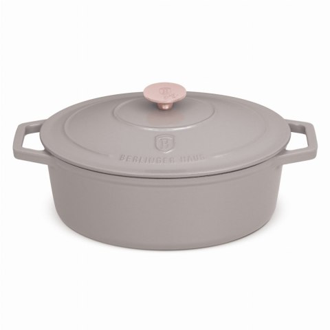 EMALIOWANA BRYTFANNA ŻELIWNA 4.65L 30CM BERLINGER HAUS STRONG MOLD TAUPE BH-6541 EMALIOWANA BRYTFANNA ŻELIWNA 4.65L 30CM BERLINGER HAUS STRONG MOLD TAUPE BH-6541