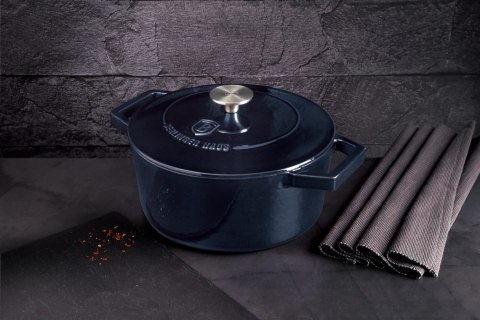 EMALIOWANY GARNEK ŻELIWNY 4.35L 24CM BERLINGER HAUS STRONG MOLD BH-6522 EMALIOWANY GARNEK ŻELIWNY 4.35L 24CM BERLINGER HAUS STRONG MOLD BH-6522