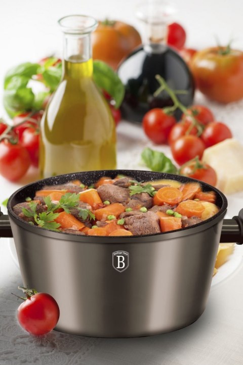 GARNEK 6.5L 28CM BERLINGER HAUS METALLIC LINE CARBON BH-1236-N GARNEK 6.5L 28CM BERLINGER HAUS METALLIC LINE CARBON BH-1236-N
