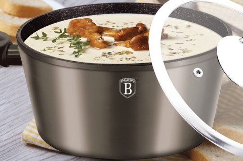 GARNEK 6.5L 28CM BERLINGER HAUS METALLIC LINE CARBON BH-1236-N GARNEK 6.5L 28CM BERLINGER HAUS METALLIC LINE CARBON BH-1236-N