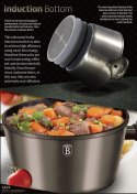 GARNEK 6.5L 28CM BERLINGER HAUS METALLIC LINE CARBON BH-1236-N