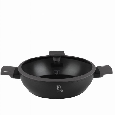 GARNEK NISKI TYTANOWY Z POKRYWKĄ 28CM 3.8L BERLINGER HAUS ANTRACIT BH-8128 GARNEK NISKI TYTANOWY Z POKRYWKĄ 28CM 3.8L BERLINGER HAUS ANTRACIT BH-8128