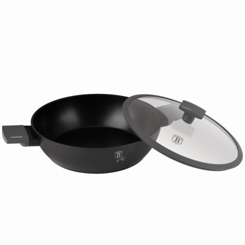 GARNEK NISKI TYTANOWY Z POKRYWKĄ 28CM 3.8L BERLINGER HAUS ANTRACIT BH-8128 GARNEK NISKI TYTANOWY Z POKRYWKĄ 28CM 3.8L BERLINGER HAUS ANTRACIT BH-8128