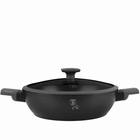 GARNEK NISKI TYTANOWY Z POKRYWKĄ 28CM 3.8L BERLINGER HAUS ANTRACIT BH-8128 GARNEK NISKI TYTANOWY Z POKRYWKĄ 28CM 3.8L BERLINGER HAUS ANTRACIT BH-8128